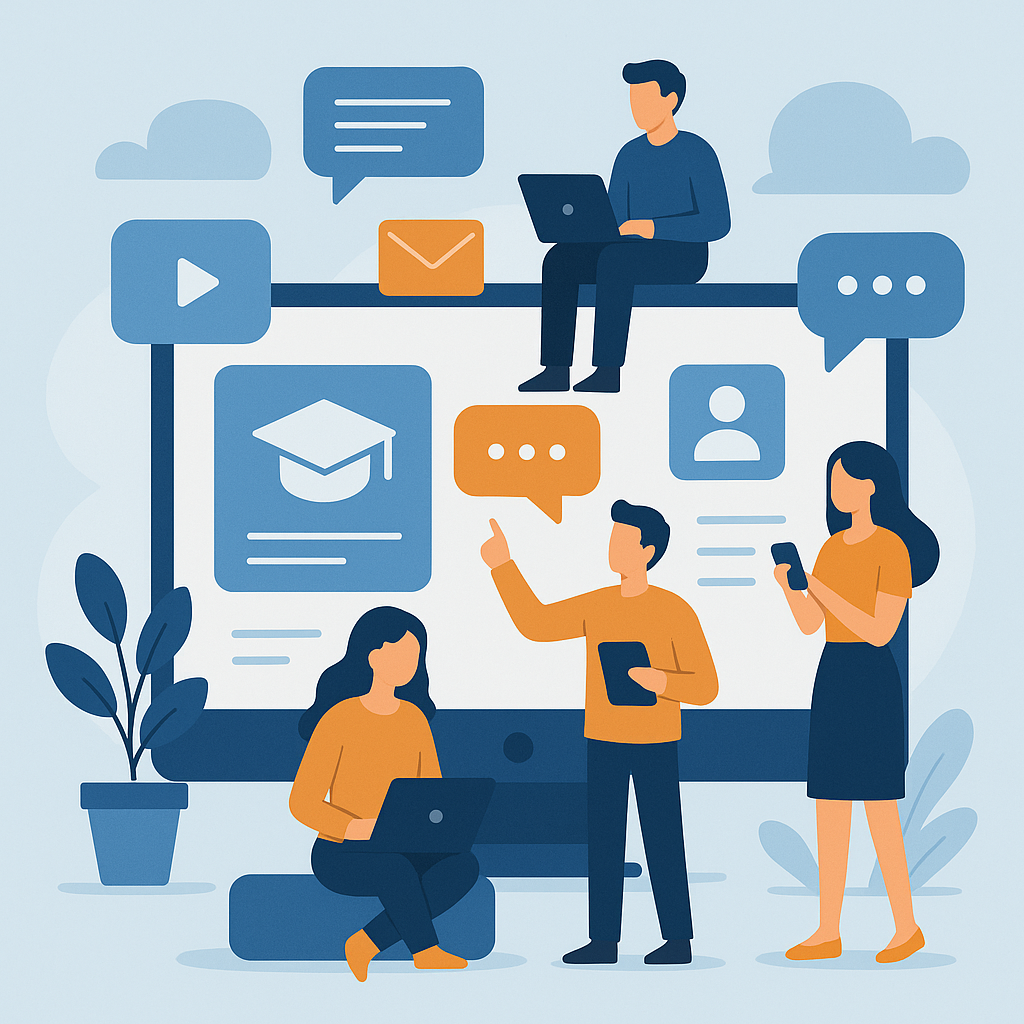 Образовательно-коммуникационная платформа под ключ